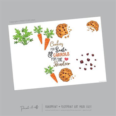Download Free Cookies For Santa Carrots For Reindeer For Crafts