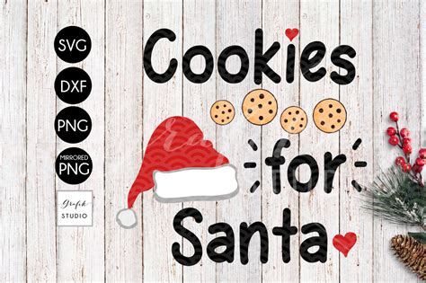 Download Free Cookies For Santa Cutting/ Printing File Cricut SVG DXF Files