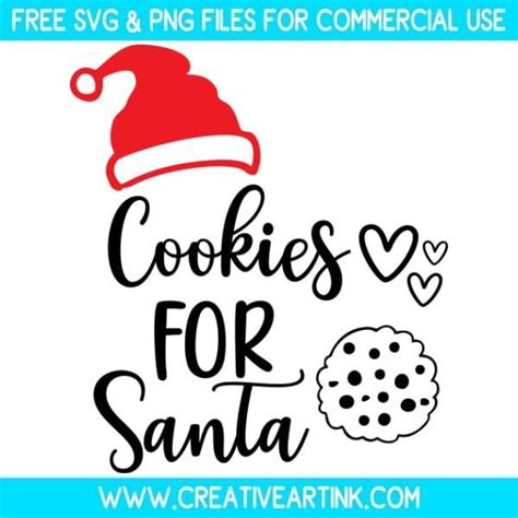 Download Free Cookies For Santa SVG Files