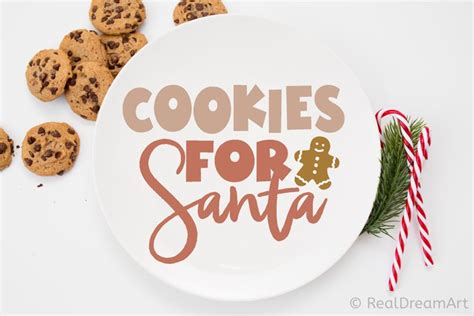 Download Free Cookies for Santa SVG DXF Files