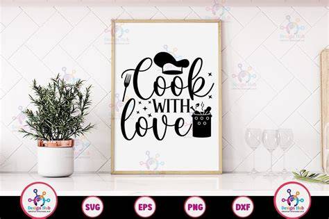 Download Free Cooking With Love SVG Crafts