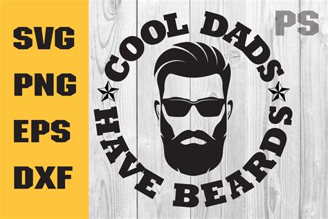 Download Free Cool dads have beards Printable