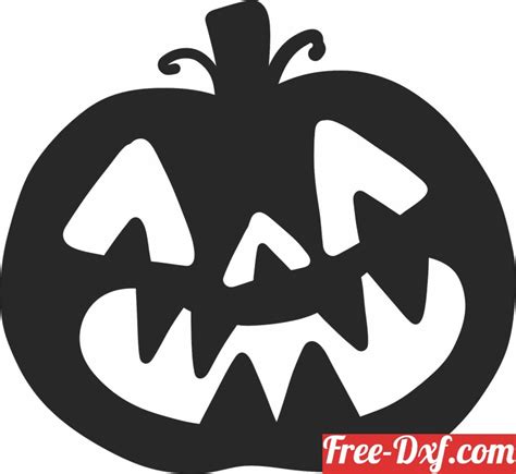 Download Free Coolest Pumpkin Halloween Patch Files DXF Files
