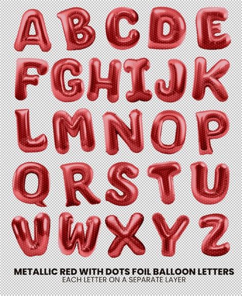 Download Free Copper Balloon Letters Files Free PSD Mockups