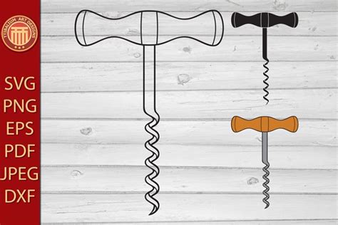Download Free Corkscrew - SVG File, DXF file DXF Files