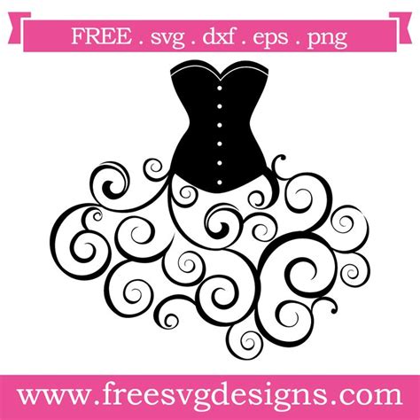 Download Free Corset SVG / DXF / EPS files DXF Files