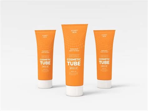 Download Free Cosmetic Tube with Box Mockup PSD Free Mockups Yellowimages PSD Free PSD Mockups