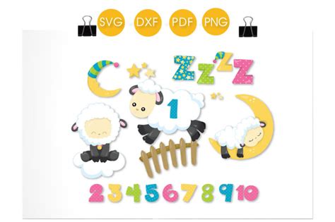 Download Free Counting Sheep - SVG File, DXF File Cut Files