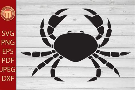Download Free Crab design Commercial Use DXF Files