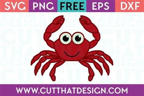Download Free Crab design Cut Files
