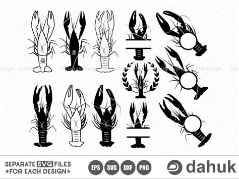 Download Free Crayfish SVG Cut File for Cricut