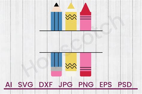 Download Free Crayon Name Drop - SVG File, DXF File Commercial Use Free PSD Mockups