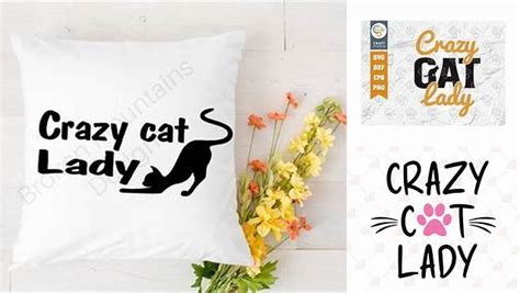 Download Free Crazy Cat Lady Cutfile Files