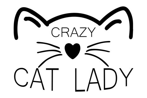 Download Free Crazy Cat Lady Cutfile Printable