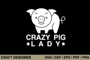 Download Free Crazy Pig Lady SVG Cut Files