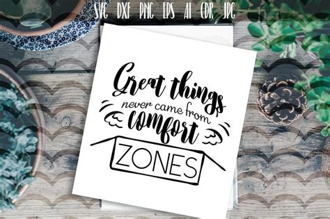 Download Free Create things never came from comfort zones SVG Commercial Use Free PSD Mockups