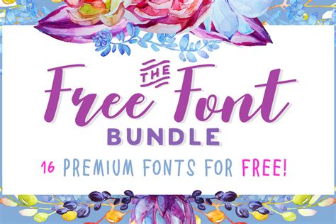 Download Free Creative Font bundle Creativefabrica