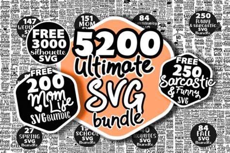 Download Free Creative Font bundle Cricut SVG For Crafts