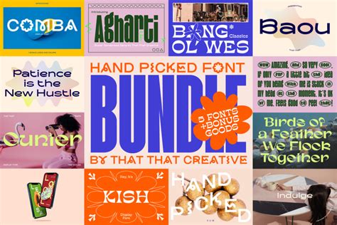 Download Free Creative Font bundle Files Free PSD Mockups