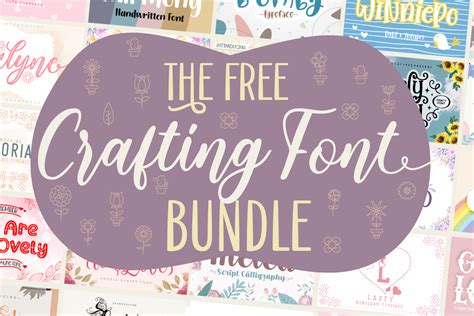 Download Free Creative Font bundle Silhouette For Crafts