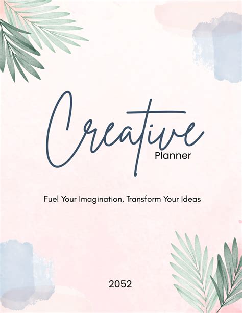 Download Free Creative Planner Dates Printable