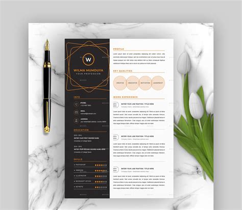 Free Creative Resume Templates Word