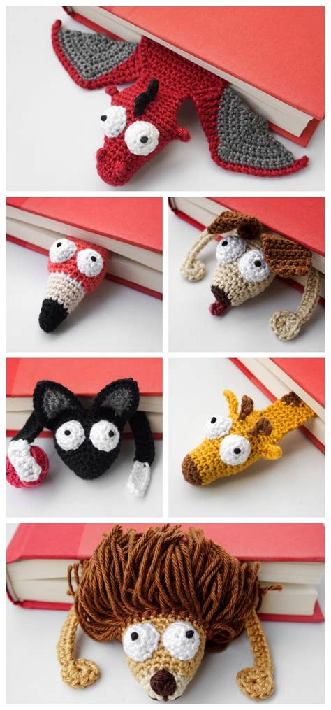 Free Crochet Animal Bookmark Patterns
