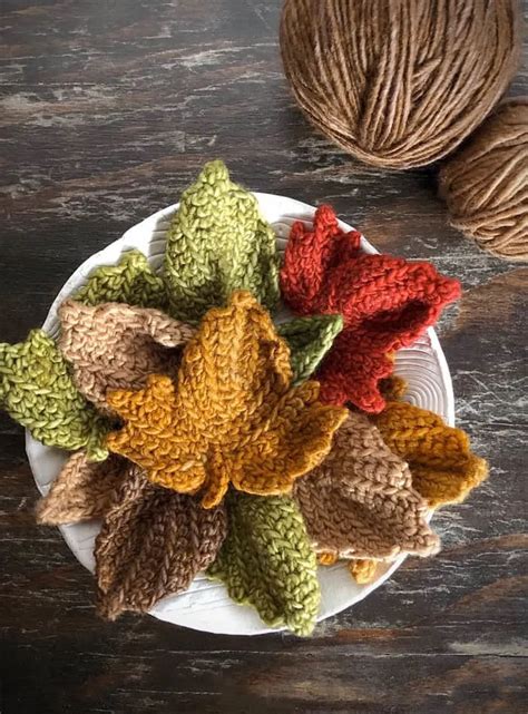 Free Crochet Autumn Leaves Pattern