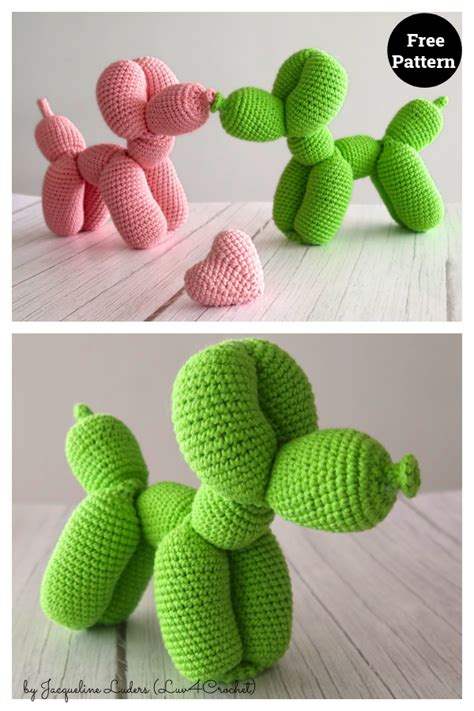 Free Crochet Balloon Dog Pattern
