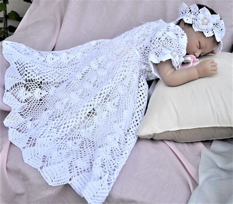 Free Crochet Baptism Gown Patterns