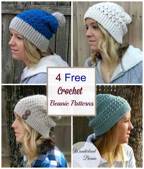 Free Crochet Beanie Patterns For Women