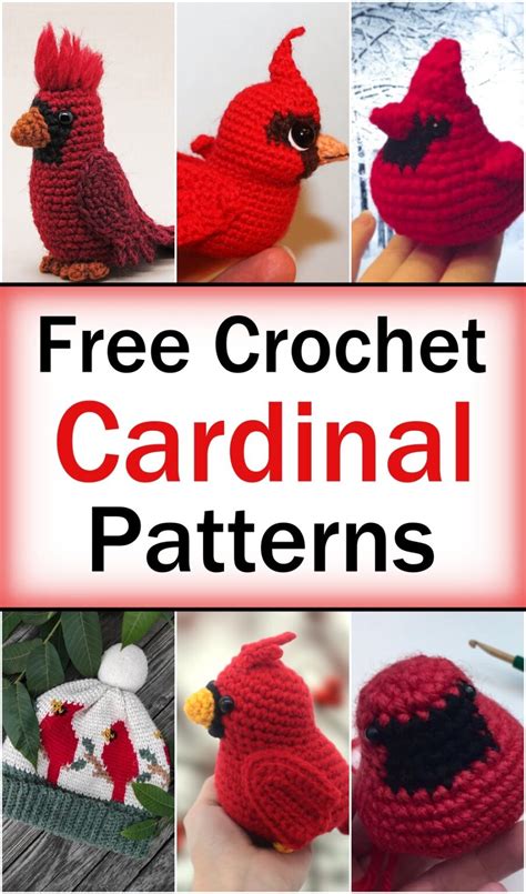Free Crochet Cardinal Pattern