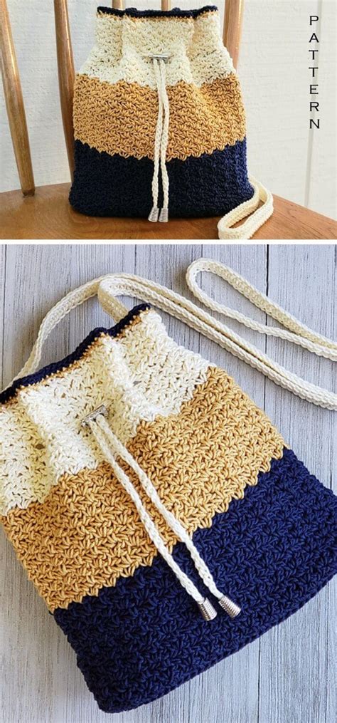Free Crochet Drawstring Purse Pattern
