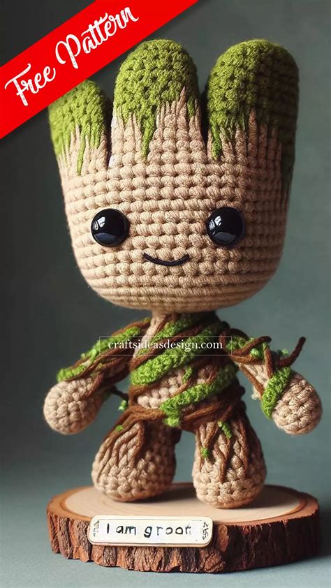 Free Crochet Groot Pattern