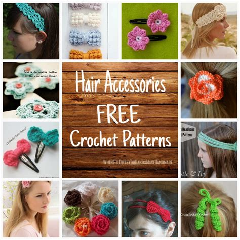 Free Crochet Hair Accessories Patterns