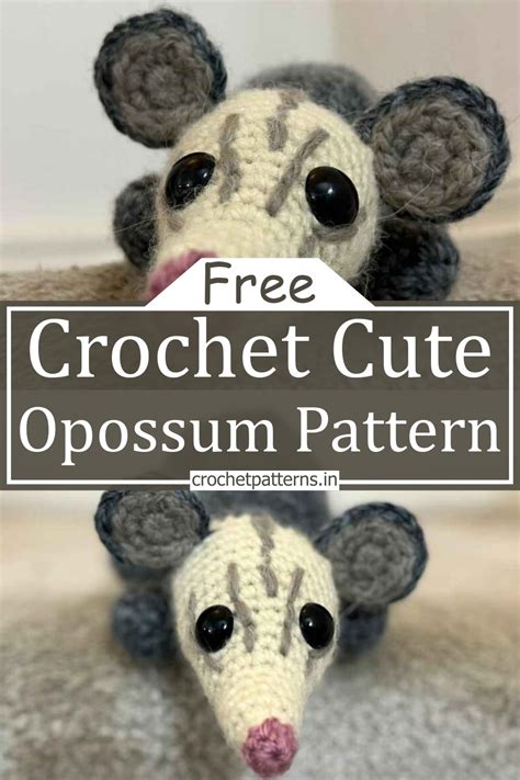 Free Crochet Opossum Patterns