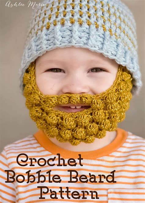 Free Crochet Pattern Beard Hat