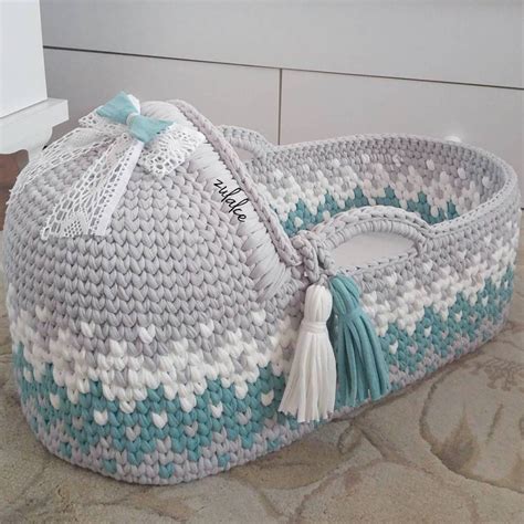 Free Crochet Pattern For Moses Basket