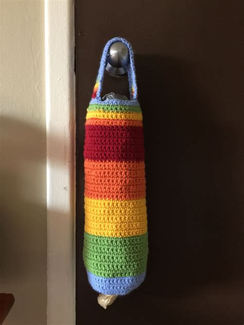 Free Crochet Pattern For Plastic Bag Holder