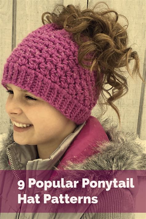 Free Crochet Pattern For Ponytail Beanie