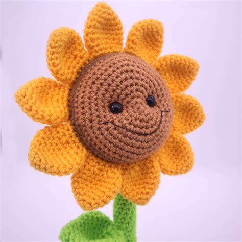 Free Crochet Pattern For Sunflower