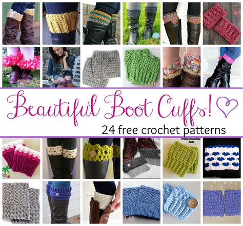 Free Crochet Patterns Boot Cuffs