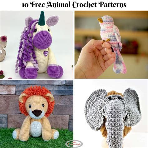 Free Crochet Patterns For Animals