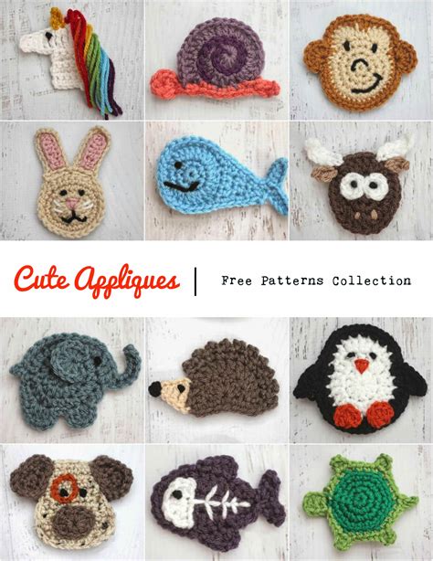 Free Crochet Patterns For Appliques