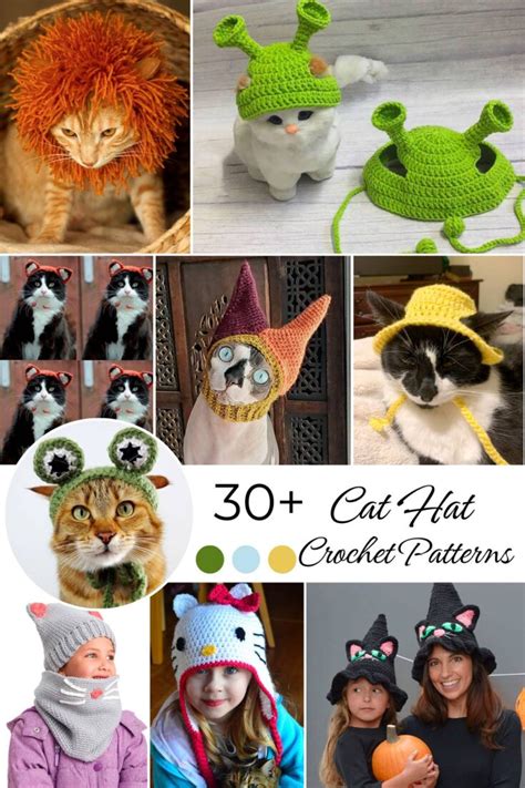 Free Crochet Patterns For Cat Hats