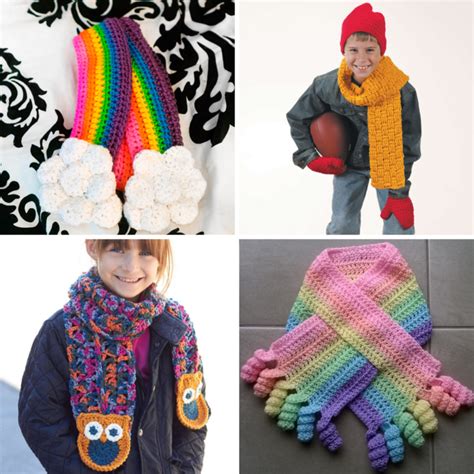 Free Crochet Patterns For Childrens Scarves