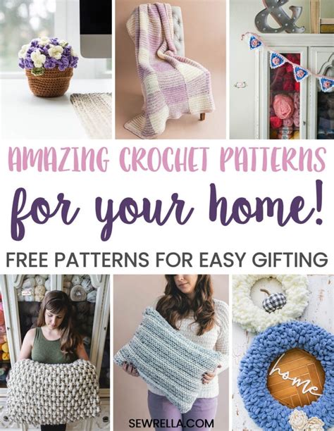 Free Crochet Patterns Home Decor