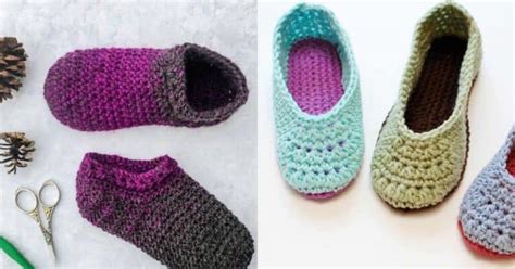 Free Crochet Patterns Slippers Ladies