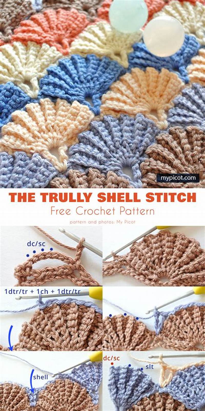 Free Crochet Shell Pattern