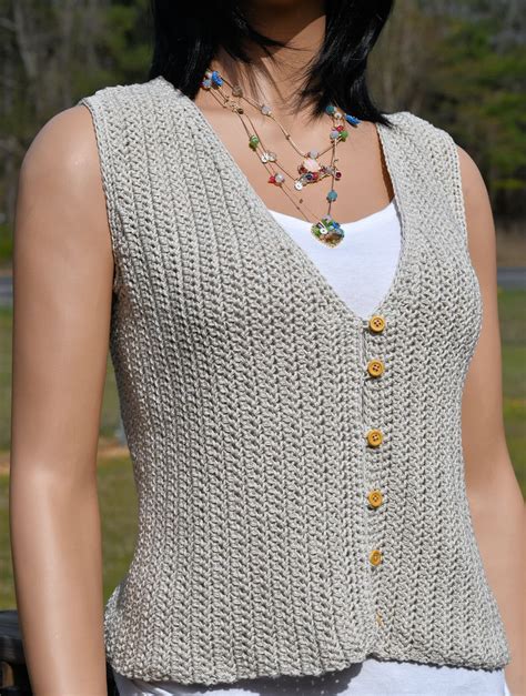 Free Crochet Womens Vest Patterns